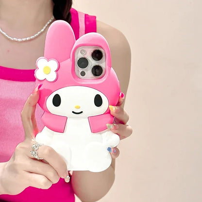 3D Kawaii Cute Cartoon Melody Phone Case