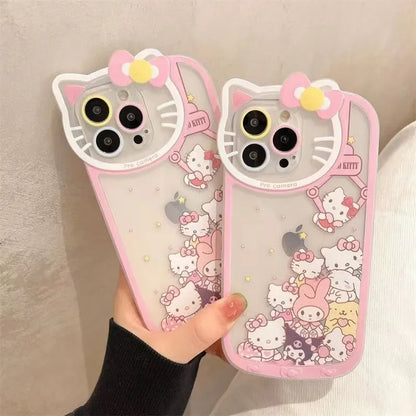 Hello Kitty Kawaii Makeup Mirror Phone Case