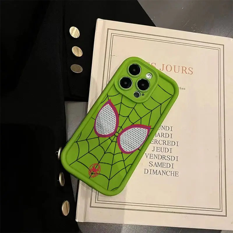 MINISO Marvel Spider Man Cobweb Cartoon Phone Case