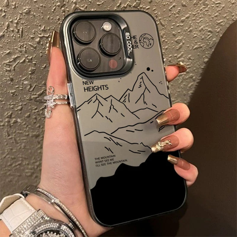 Mountain Graphic Design Basic Phone Case