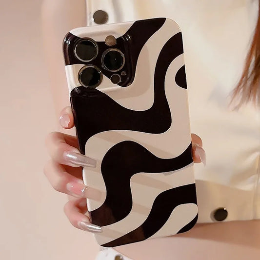 Vintage Zebra Texture Hard Phone Case