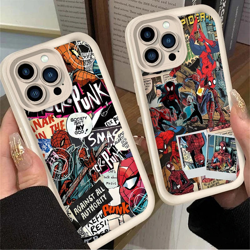 Cool Marvel Spider Man Comic Phone Case