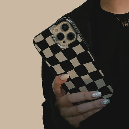 Twisted Checkerboard Soft Phone Case