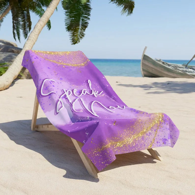 Speak Now Beach Towel