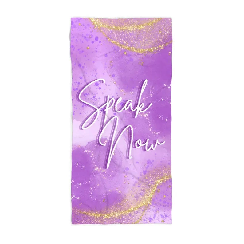 Speak Now Beach Towel