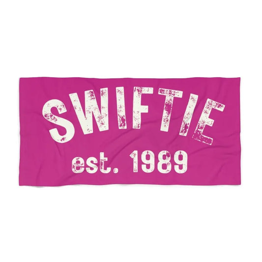 Swiftie Inspired Beach Towel