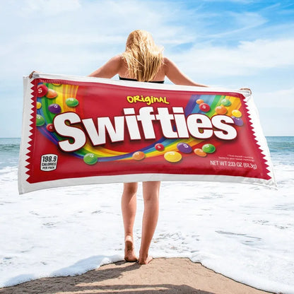 Swifties Beach Towel - Candy Colored Fun