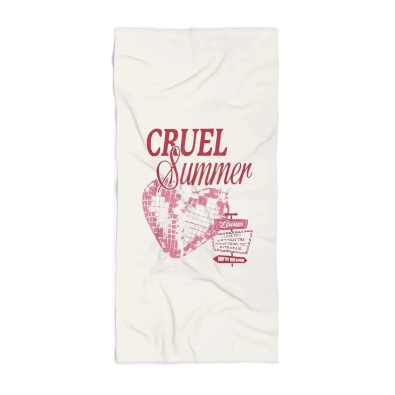 Taylor Swift Cruel Summer Beach Towel