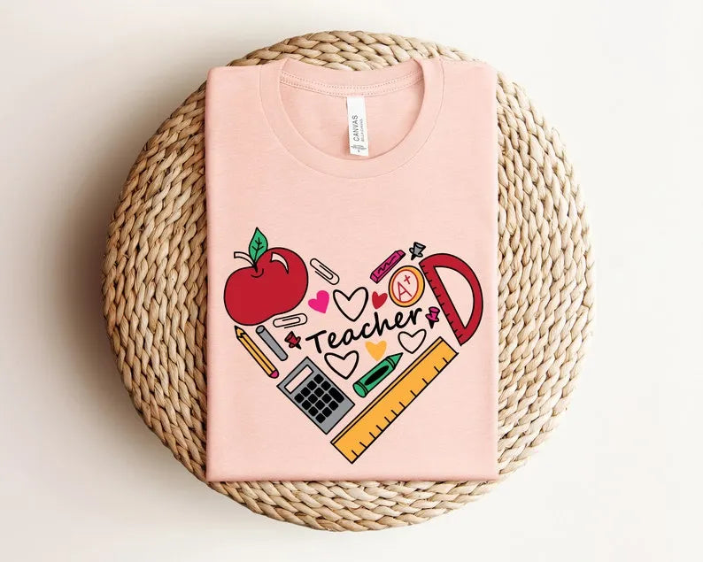 Teacher Heart Shirt