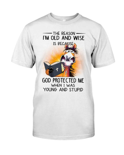 The Reason I’m Old And Wise Is Because God Protected Me T-Shirt