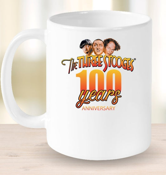 The Three Stooges 100 Years Anniversary Mug