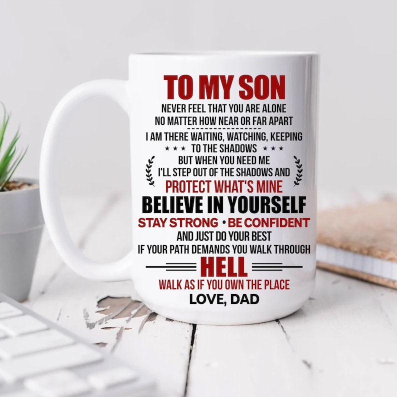 To My Son Mug, Mug For Son, Coffee Mug For Son