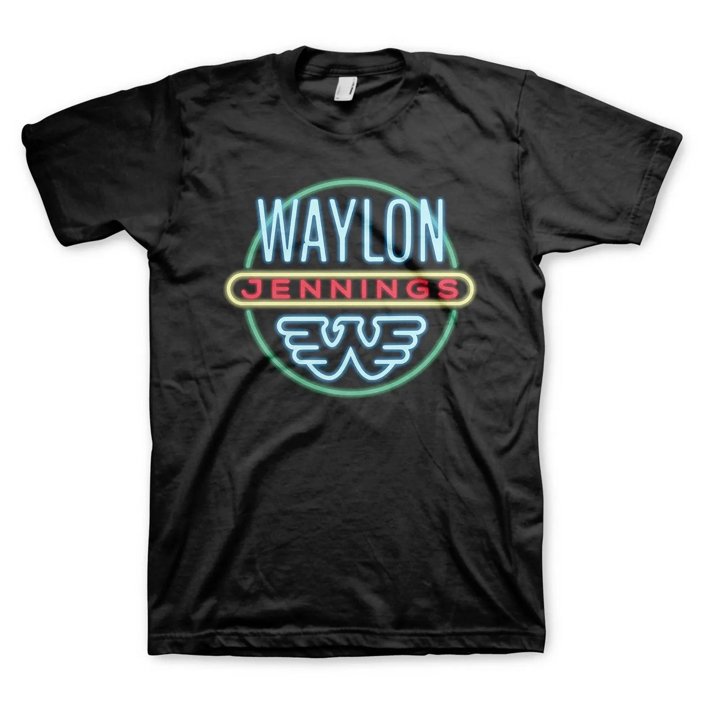 Waylon Jennings Neon T-Shirt