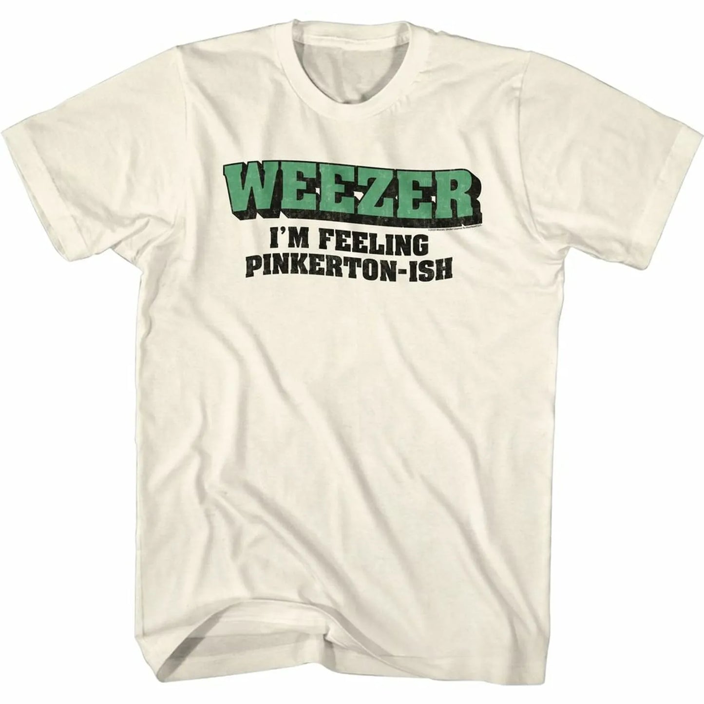 Weezer Pinkerton Ish Natural Adult T-Shirt