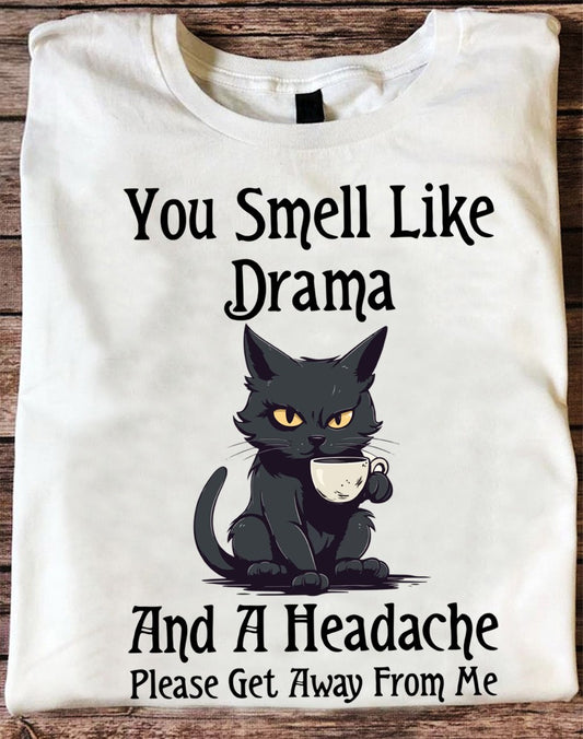 You Smell Like Drama And A Headache Shirt