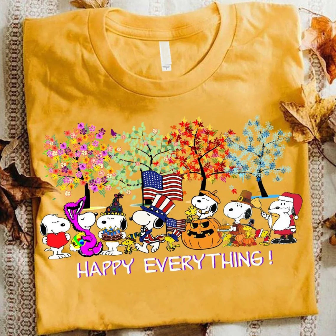 Peanuts Christmas Shirt – Snoopy Happy Everything