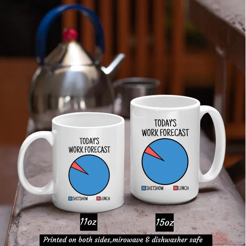 Co-Worker Mug, Work Mug, Shit Show Mug, Snarky Office Humor Coworker Funny Gift