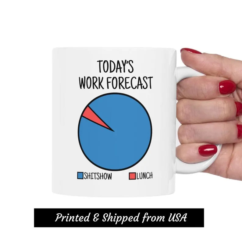 Co-Worker Mug, Work Mug, Shit Show Mug, Snarky Office Humor Coworker Funny Gift