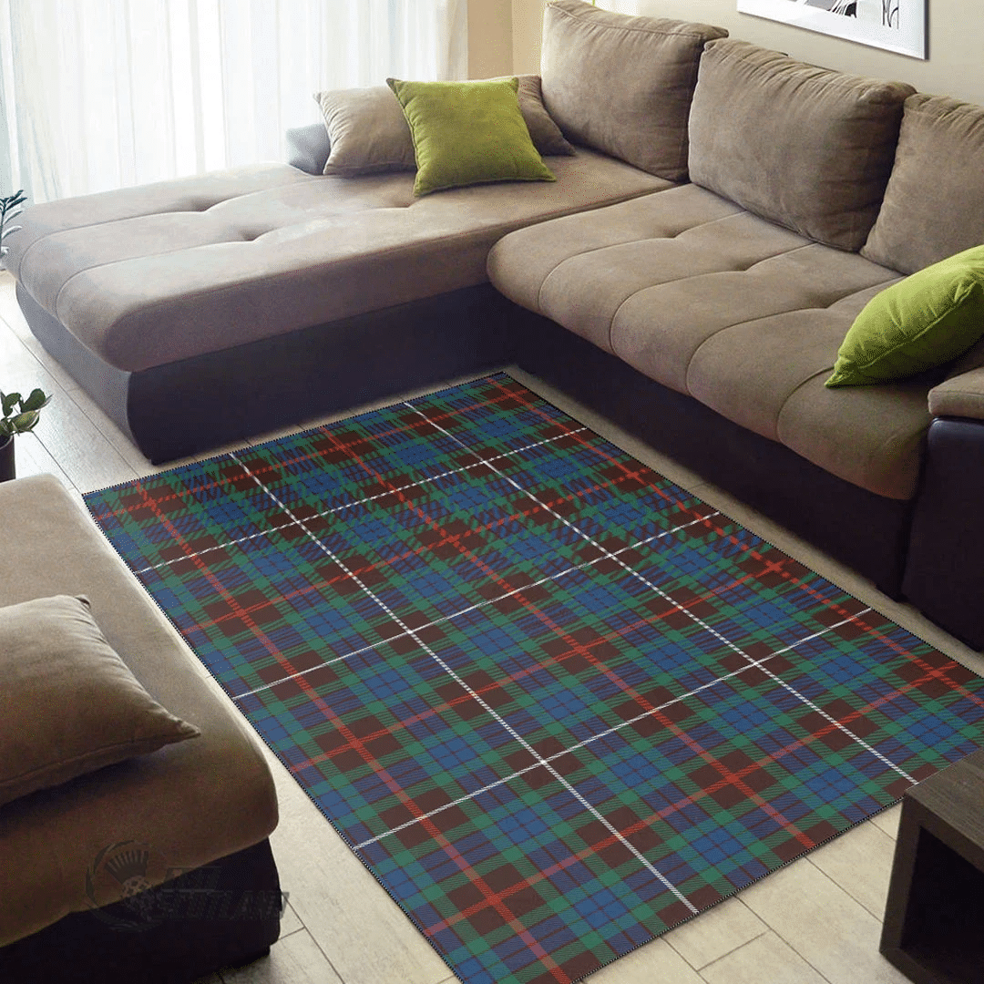 Fraser Hunting Ancient Tartan Area Rug A7 -  Chussin | Home Decor Easily