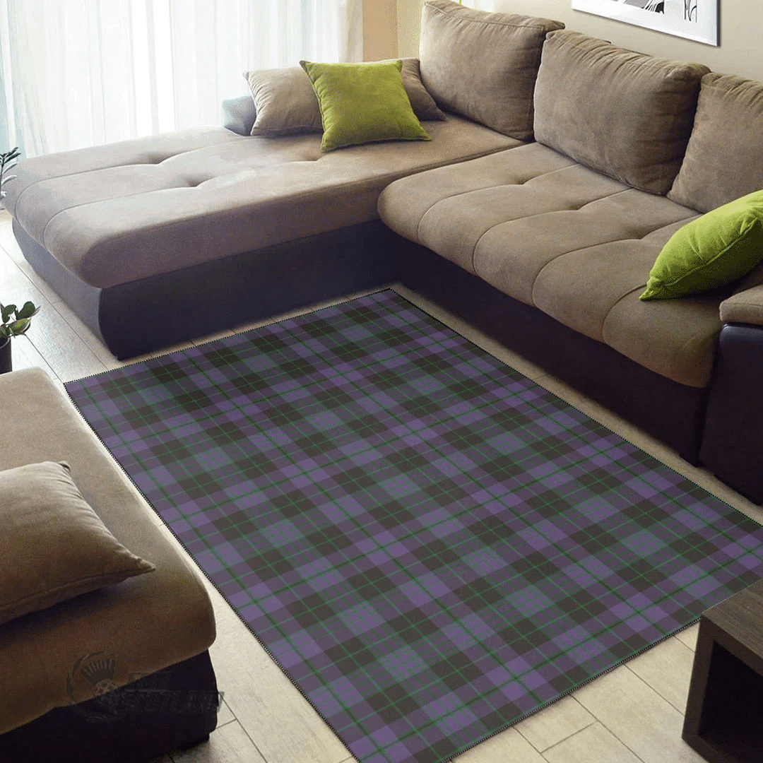 Clergy Green Tartan Area Rug A7 -  Chussin | Home Decor Easily