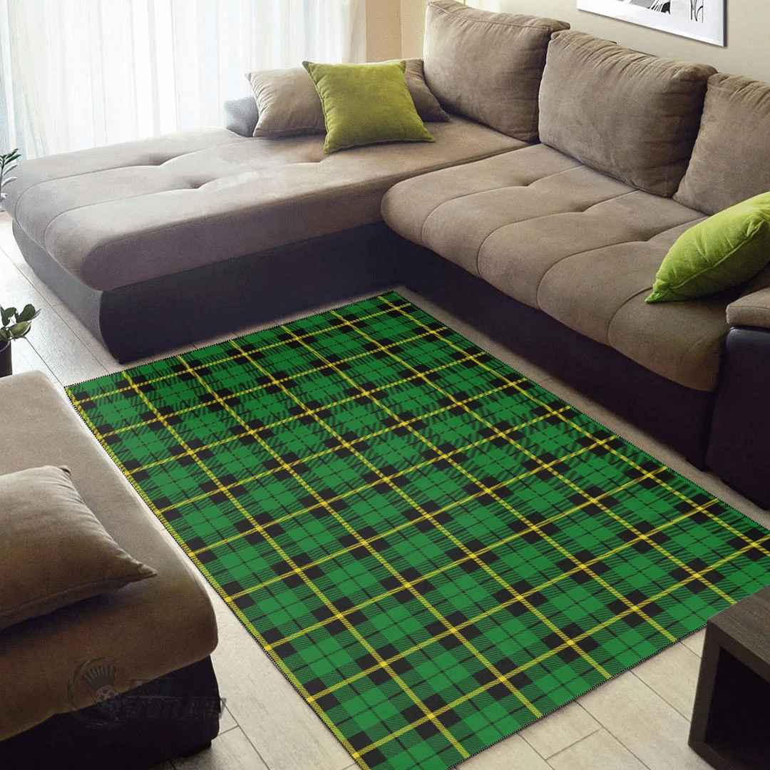 Wallace Hunting - Green Tartan Area Rug A7 -  Chussin | Home Decor Easily