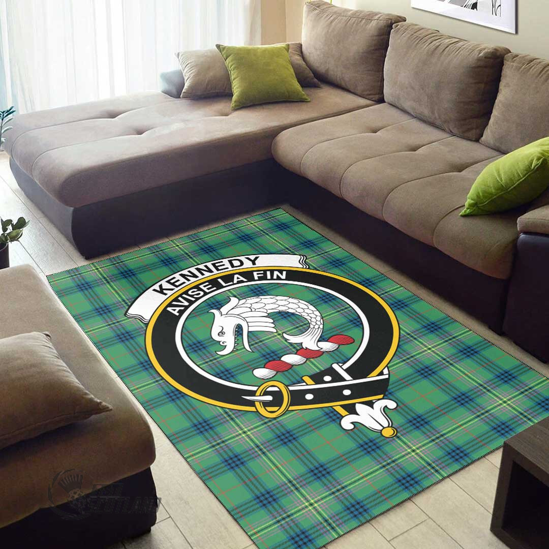 Kennedy Ancient Clan Tartan Area Rug A7 -  Chussin | Home Decor Easily