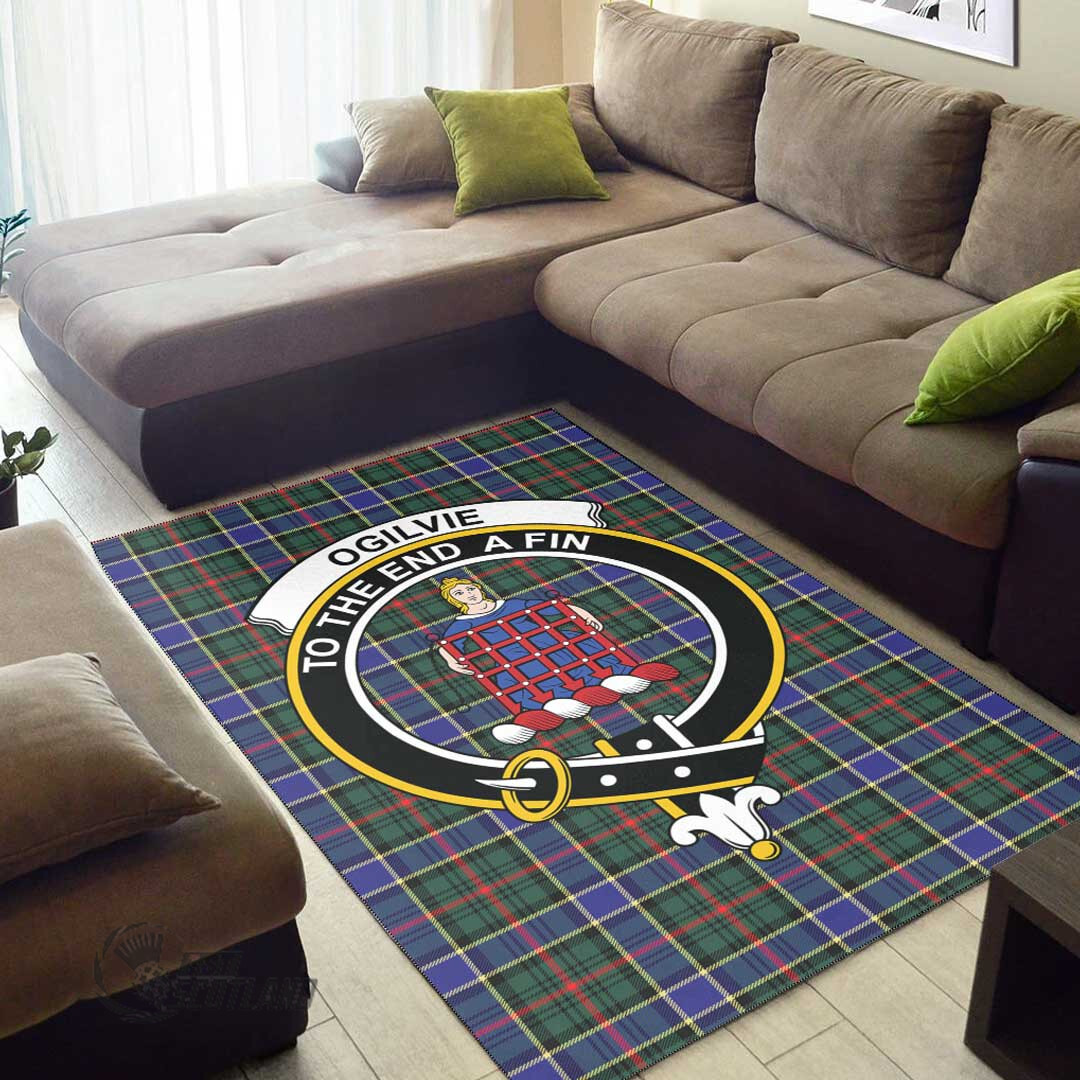 Ogilvie of Airlie Ancient Clan Tartan Area Rug A7 -  Chussin | Home Decor Easily