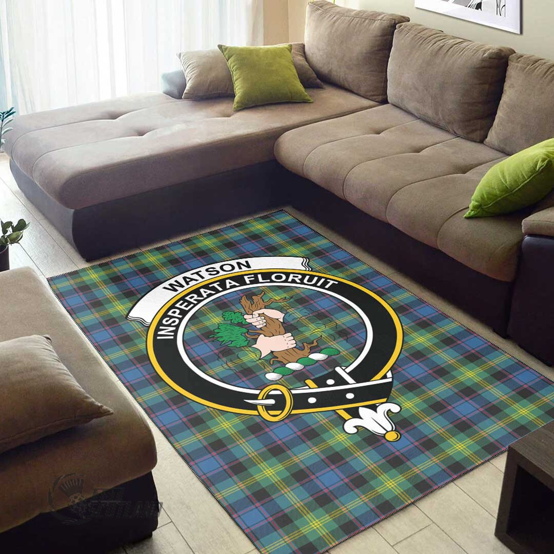 Watson Ancient Clan Tartan Area Rug A7 -  Chussin | Home Decor Easily