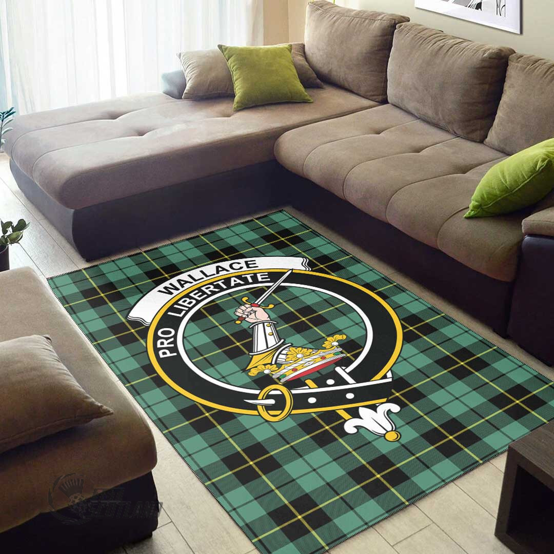 Wallace Hunting Ancient Clan Tartan Area Rug A7 -  Chussin | Home Decor Easily