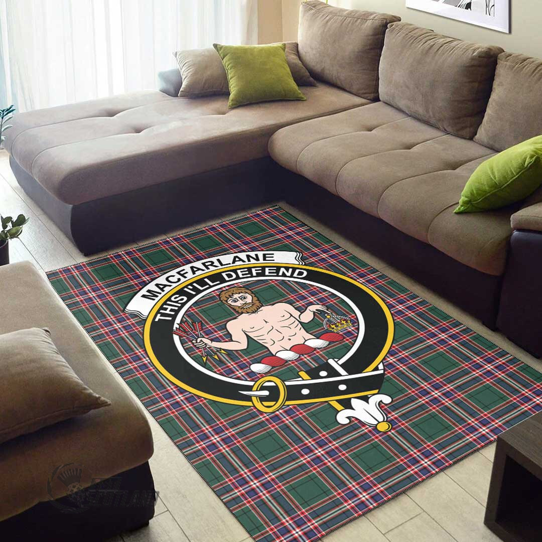 MacFarlane Hunting Modern Clan Tartan Area Rug A7 -  Chussin | Home Decor Easily