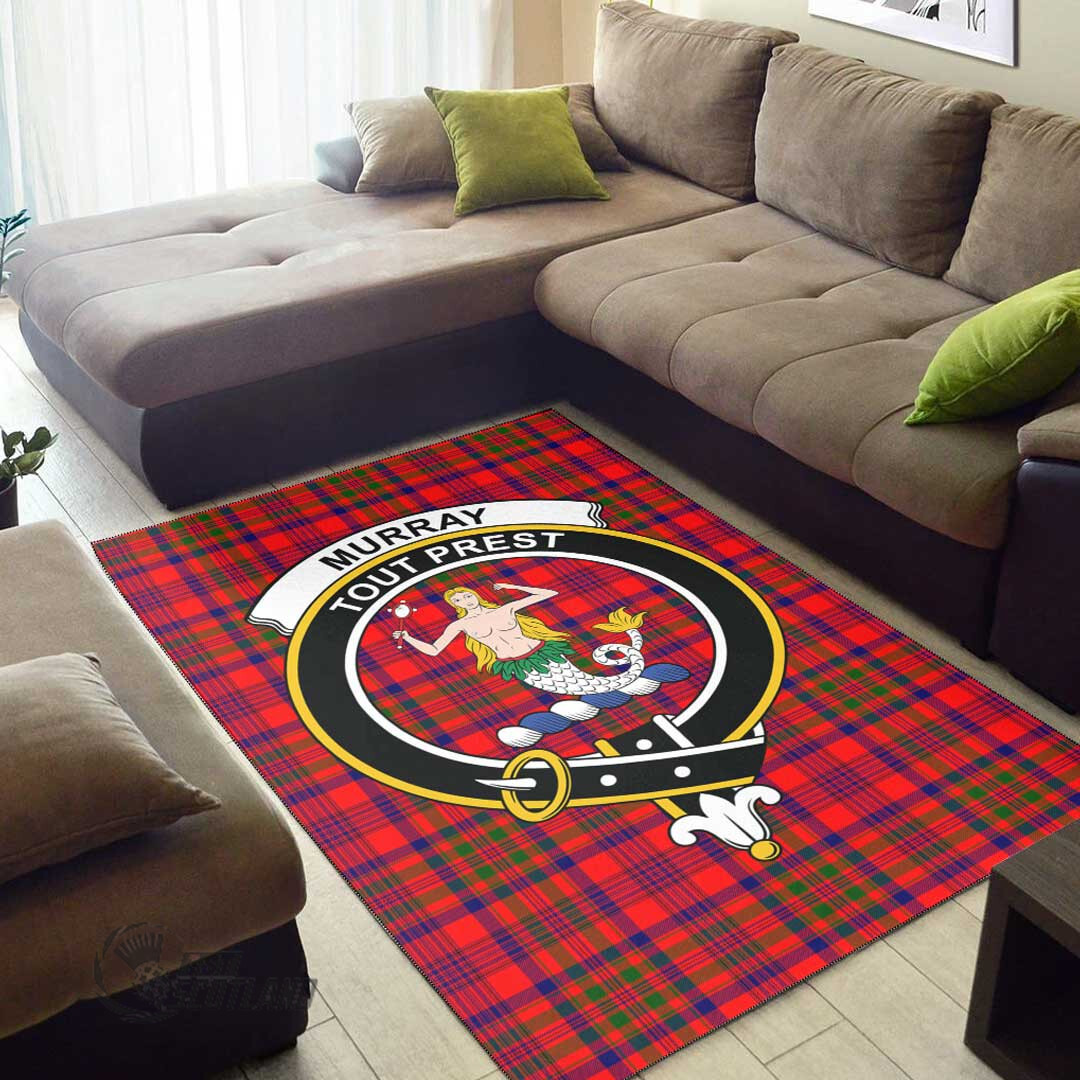 Murray of Tulloch Modern Clan Tartan Area Rug A7 -  Chussin | Home Decor Easily