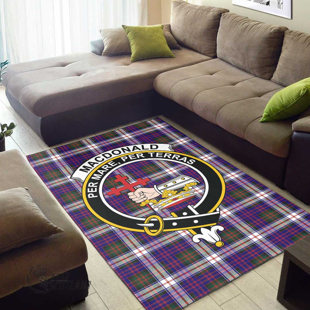 MacDonald Dress Modern Clan Tartan Area Rug A7 -  Chussin | Home Decor Easily