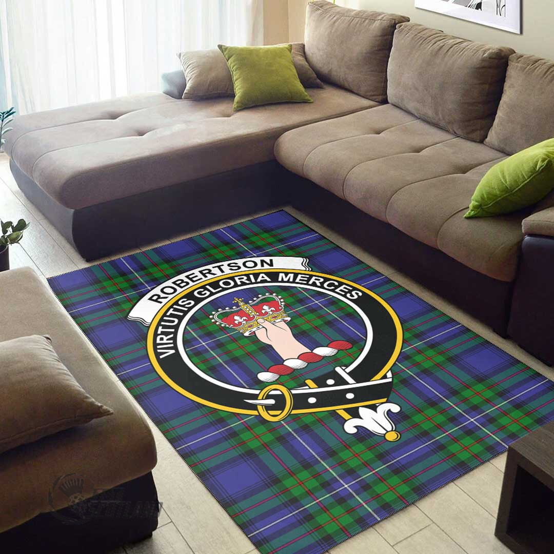 Robertson Hunting Modern Clan Tartan Area Rug A7 -  Chussin | Home Decor Easily