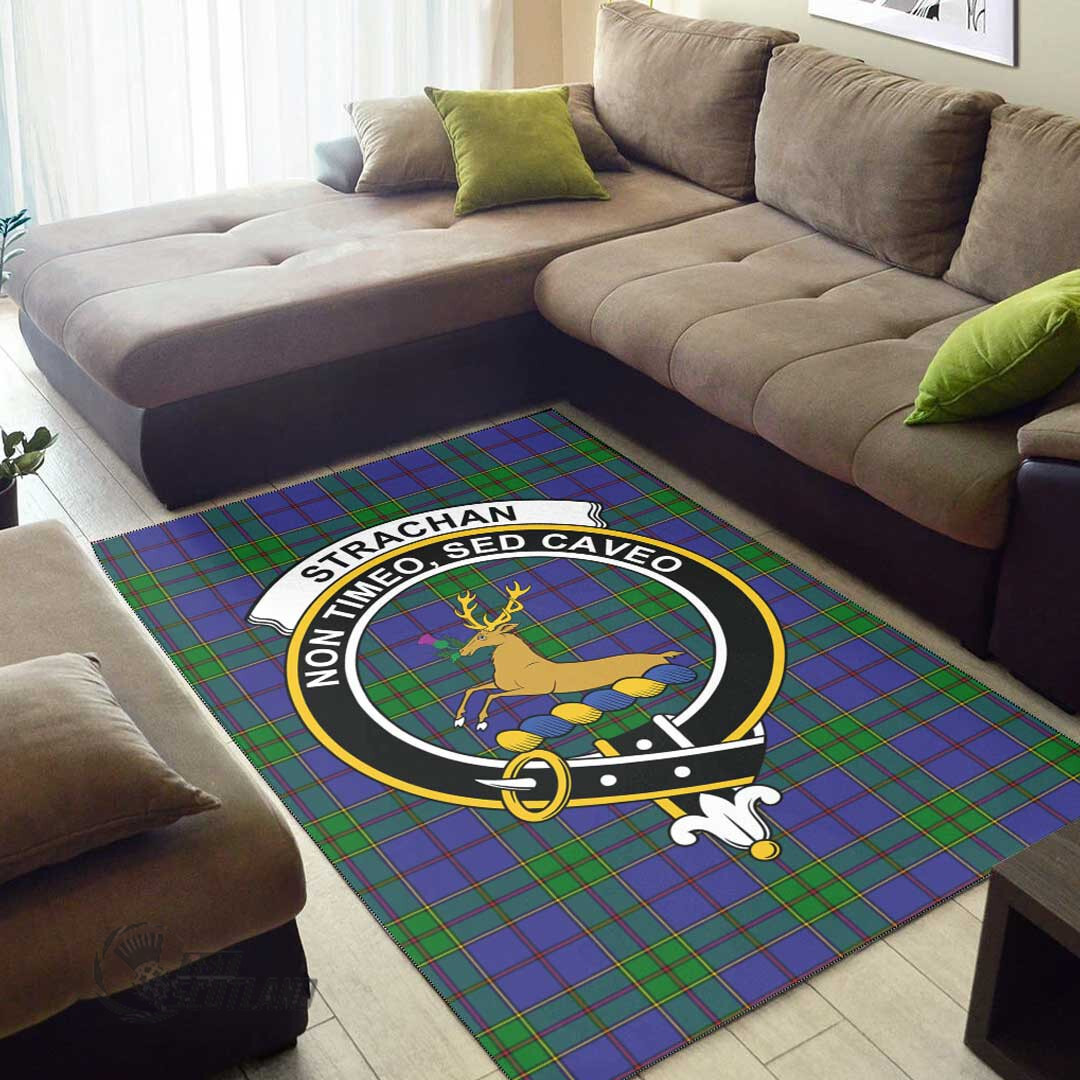Strachan Clan Tartan Area Rug A7 -  Chussin | Home Decor Easily