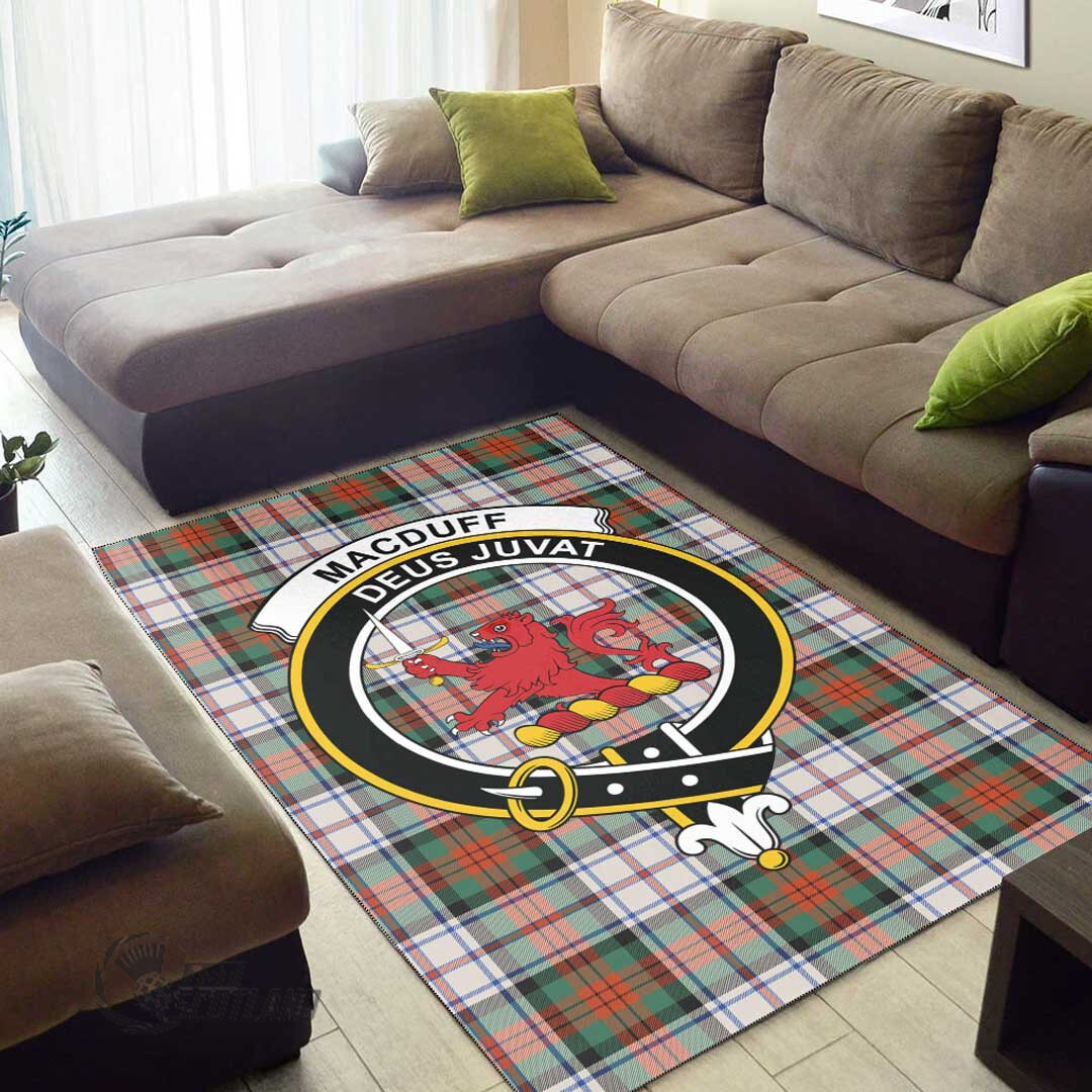 MacDuff Dress Ancient Clan Tartan Area Rug A7 -  Chussin | Home Decor Easily