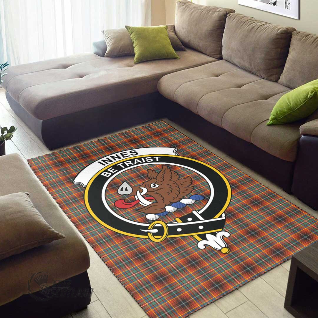 Innes Ancient Clan Tartan Area Rug A7 -  Chussin | Home Decor Easily