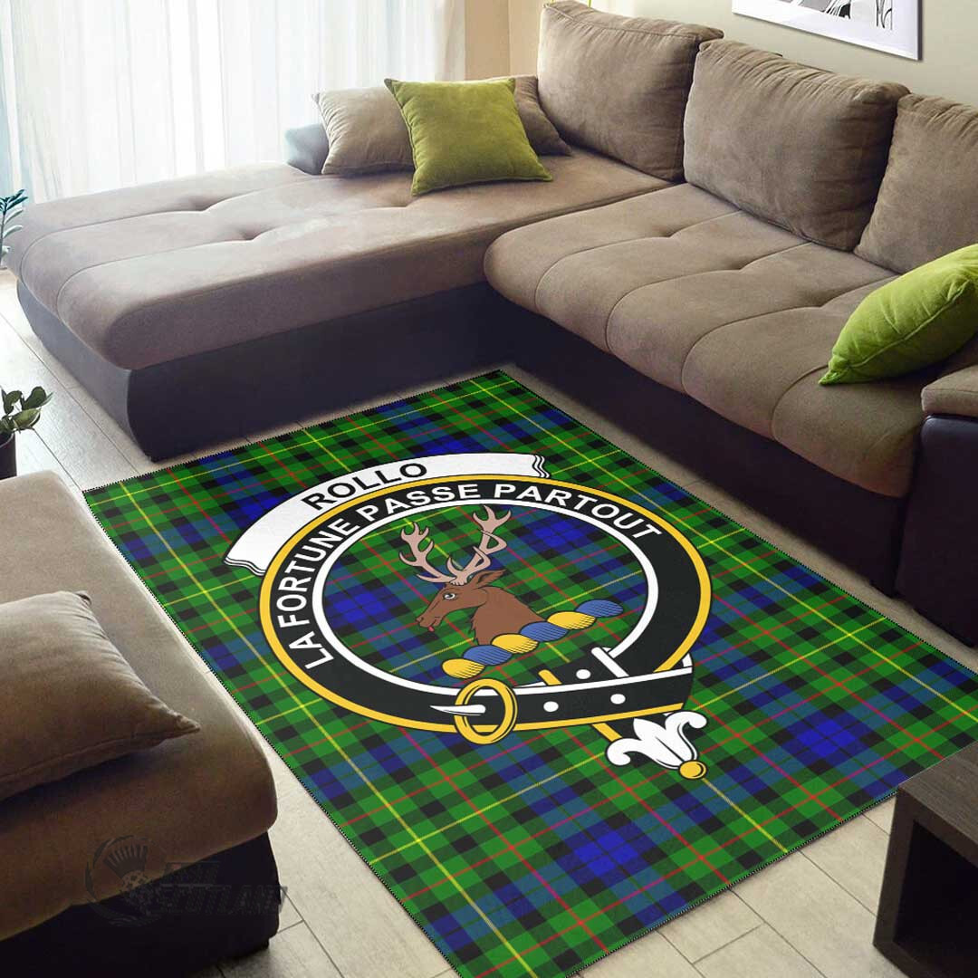 Rollo Modern Clan Tartan Area Rug A7 -  Chussin | Home Decor Easily