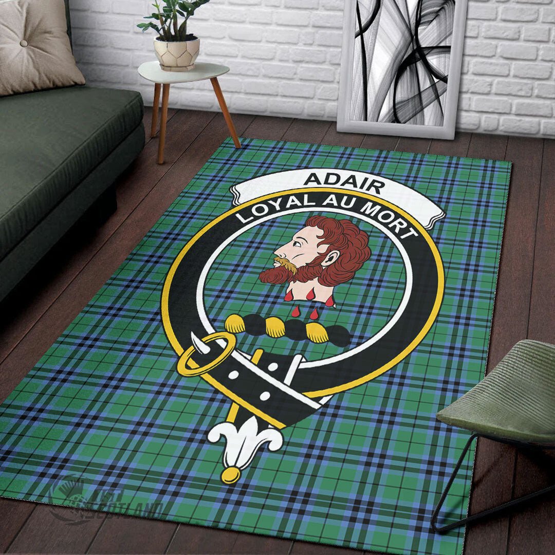 Keith Ancient Home Decor - Full Plaid Tartan Crest Area Rug A7 -  Chussin | Home Decor Easily