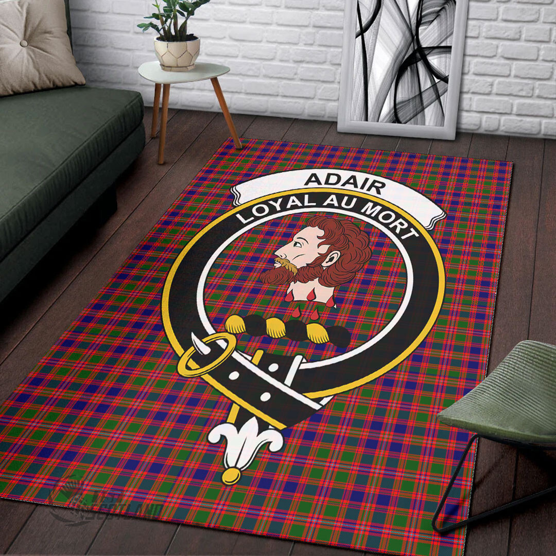 MacIntyre Modern Home Decor - Full Plaid Tartan Crest Area Rug A7 -  Chussin | Home Decor Easily