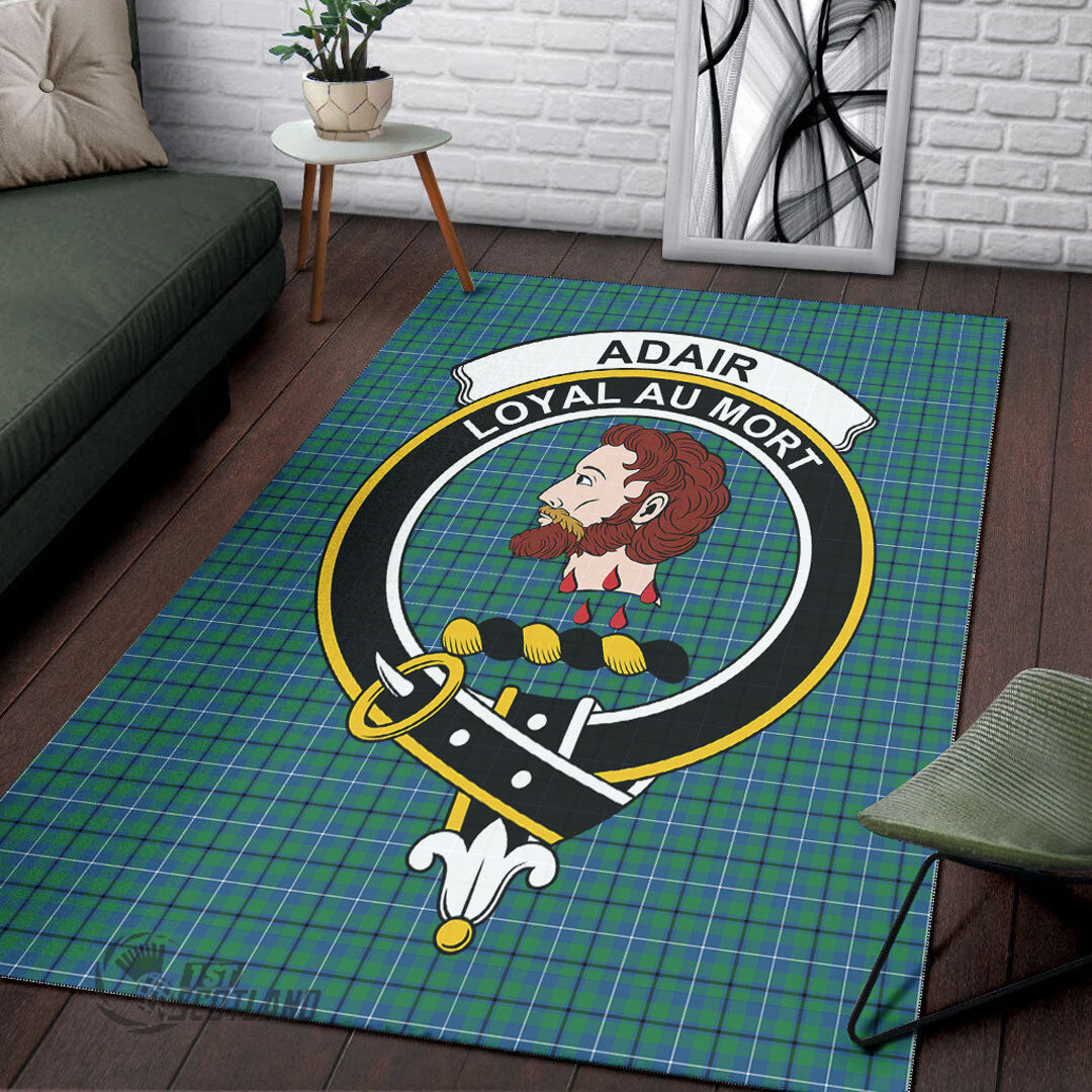 Douglas Ancient Home Decor - Full Plaid Tartan Crest Area Rug A7 -  Chussin | Home Decor Easily