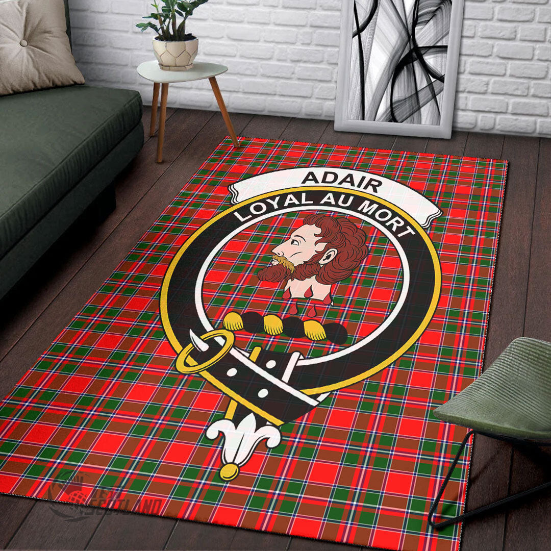 Spens Modern Home Decor - Full Plaid Tartan Crest Area Rug A7 -  Chussin | Home Decor Easily