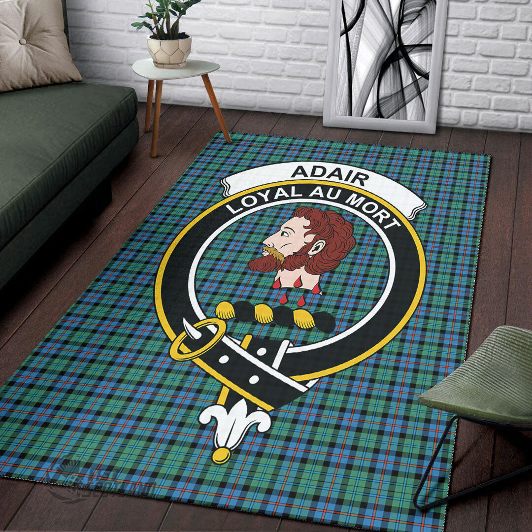 Campbell of Cawdor Ancient Home Decor - Full Plaid Tartan Crest Area Rug A7 -  Chussin | Home Decor Easily