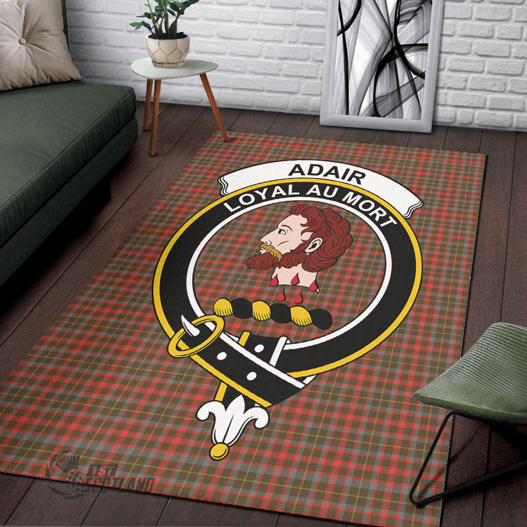 MacKintosh Hunting Weathered Home Decor - Full Plaid Tartan Crest Area Rug A7 -  Chussin | Home Decor Easily