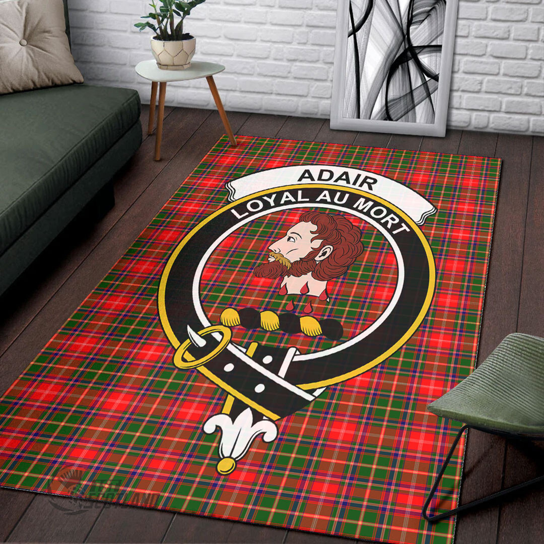 Somerville Modern Home Decor - Full Plaid Tartan Crest Area Rug A7 -  Chussin | Home Decor Easily