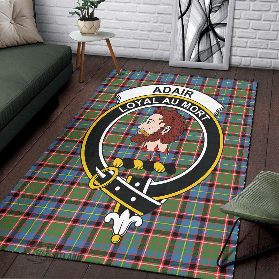 Stirling & Bannockburn District Home Decor - Full Plaid Tartan Crest Area Rug A7 -  Chussin | Home Decor Easily