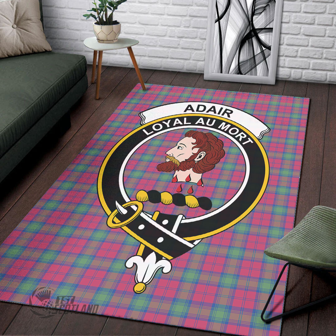 Lindsay Ancient Home Decor - Full Plaid Tartan Crest Area Rug A7 -  Chussin | Home Decor Easily