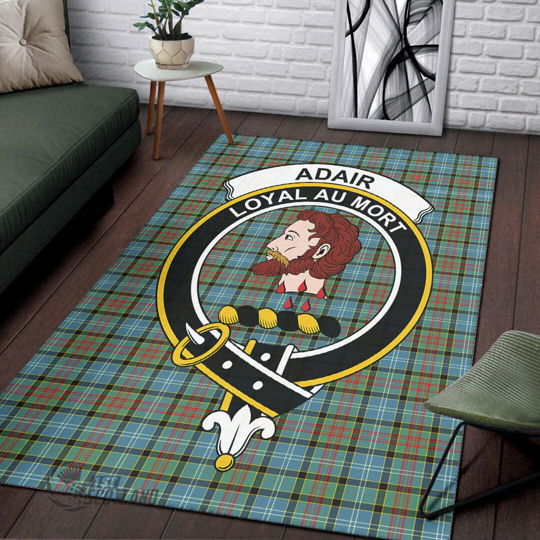 Paisley District Home Decor - Full Plaid Tartan Crest Area Rug A7 -  Chussin | Home Decor Easily