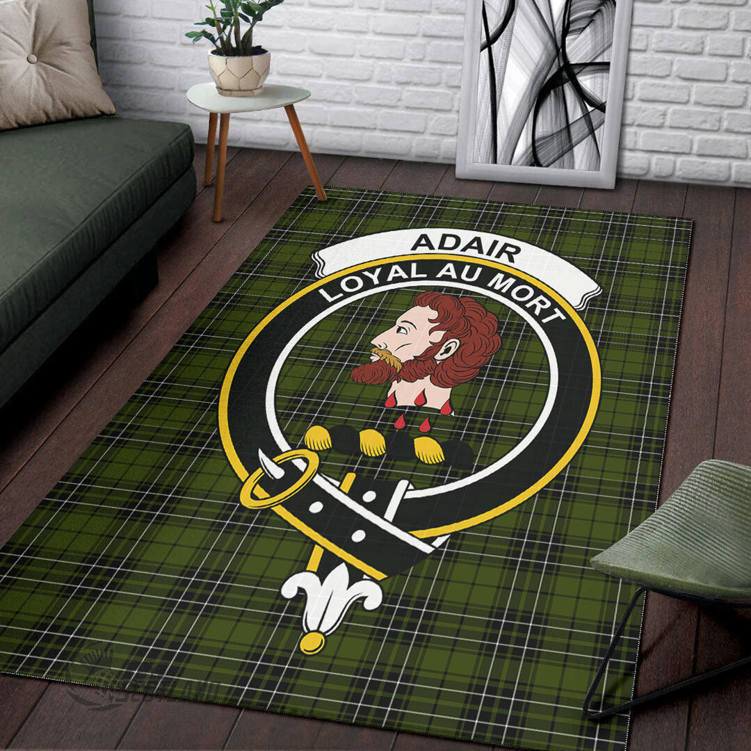MacLean Hunting Home Decor - Full Plaid Tartan Crest Area Rug A7 -  Chussin | Home Decor Easily