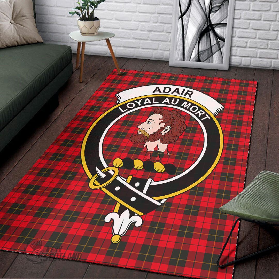 Wallace Weathered Home Decor - Full Plaid Tartan Crest Area Rug A7 -  Chussin | Home Decor Easily