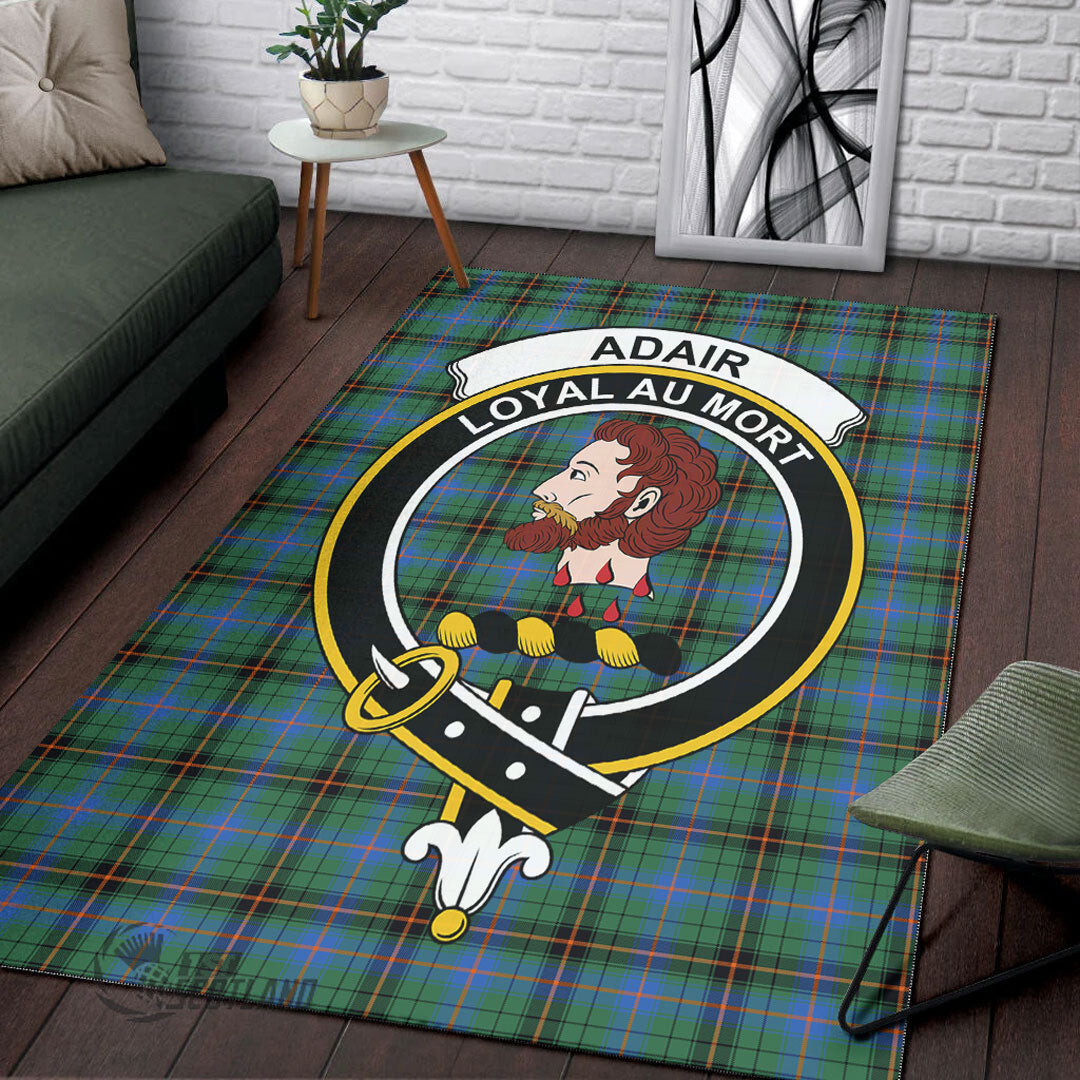 Davidson Ancient Home Decor - Full Plaid Tartan Crest Area Rug A7 -  Chussin | Home Decor Easily